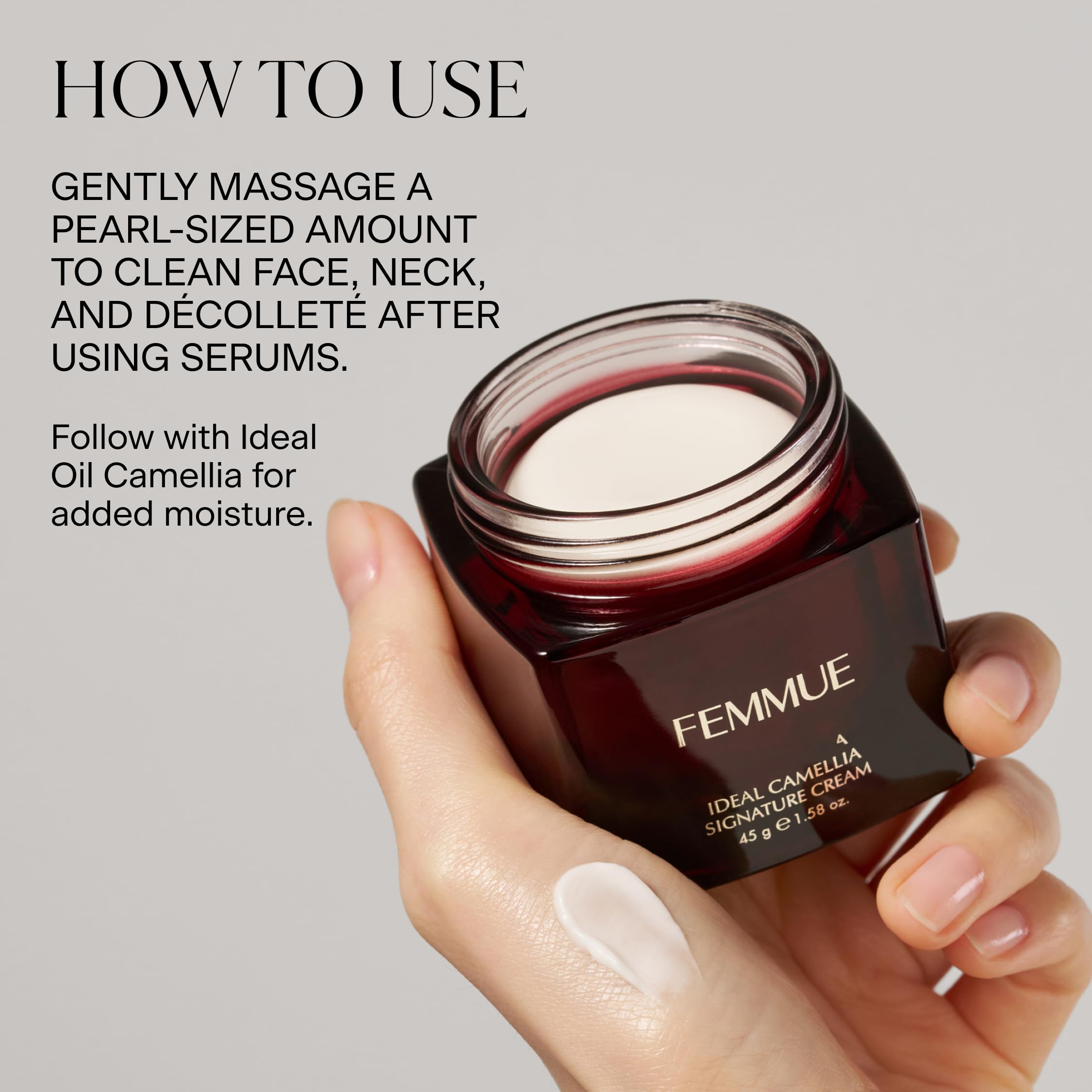 Amazon.com: FEMMUE Ideal Camellia Signature Cream (1.58 oz) | Face